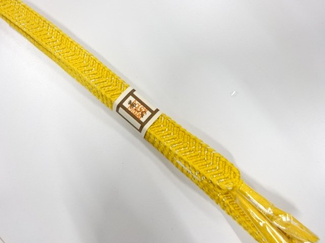 JAPANESE KIMONO / UNUSED HAND-TIED OBIJIME